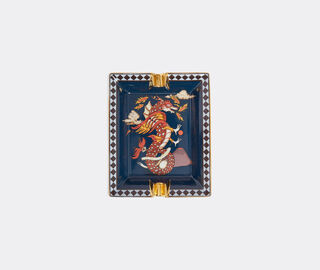 La DoubleJ 'The Dragon' ashtray, midnight blue BLUE LADJ25ASH455MUL