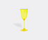 La DoubleJ 'Rainbow' wine glass, set of two, yellow YELLOW LADJ23WIN670YEL