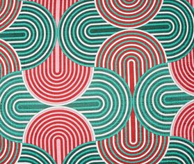 La DoubleJ 'Slinky Verde' cushion MULTICOLOUR LADJ22CUS965MUL