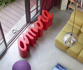 Slide &#39;Amore&#39; bench RED SLID20AMO492RED