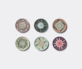 Les-Ottomans Plate 'Monkeys' MULTICOLOUR OTTO17PLA215MUL