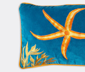Les-Ottomans &#39;Starfish&#39; embroidered cushion MULTICOLOUR OTTO23EMB170MUL