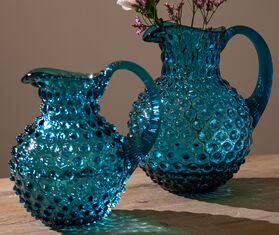 KLIMCHI 'Hobnail Jug', aquamarine TURQUOISE KLIM22HOB168LBL
