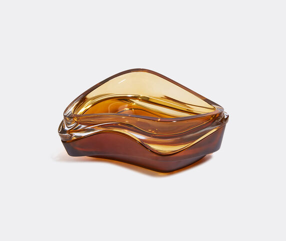 Zaha Hadid Design 'Plex' vessel, amber  ZAHA20PLE014YEL