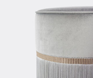 Lorenza Bozzoli Couture 'Couture' ottoman, medium, grey GREY LOBO20COU301GRY