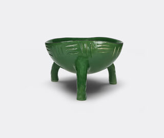 Pomax 'Meet the Kutis' decorative platter, dark green GREEN POMA26MEE616GRN