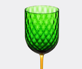 Dolce&amp;Gabbana Casa 'Carretto Siciliano' red wine glass, green and red GREEN DGCA22HAN680MUL