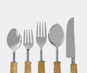 Les-Ottomans &#39;Rattan&#39; cutlery, set of five MULTICOLOUR OTTO24SET945MUL