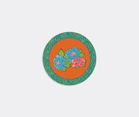 Lisa Corti 'Masonite' round placemat, set of two, kauai orange ORANGE LICO23MAS448MUL