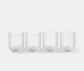 POLSPOTTEN &#39;Rooftop&#39; tumbler, set of four, clear TRANSPARENT POLS25TUM273TRA