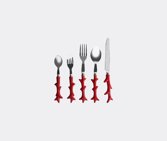 Les-Ottomans 'Coral' cutlery, set of five undefined ${masterID}