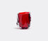 Zaha Hadid Design 'Shimmer' tea light, red  ZAHA18SHI394RED