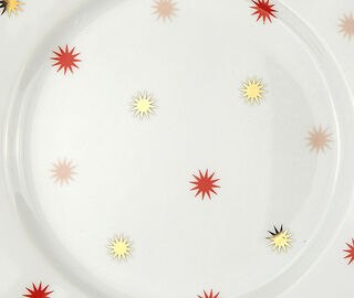 Bitossi Home 'Volta' dinner plate, set of four MULTICOLOUR BIHO22SET707MUL