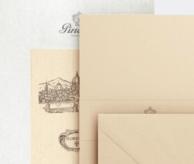 Pineider &#39;Florentia&#39; letter set, set of 24 IVORY PINE20CAR089BEI