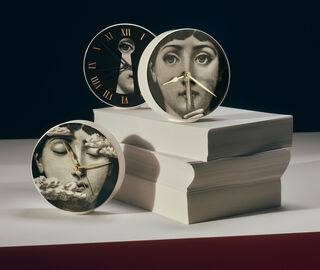 Fornasetti 'Serratura' desk clock GOLD FORN25DES610MUL