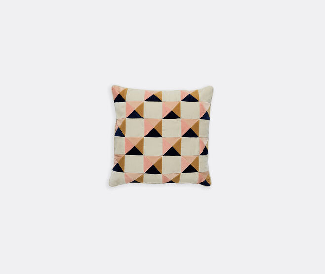 Christina Lundsteen 'Bonnie' cushion, rose, barley and dark blue MULTICOLOUR CHLU26BON605MUL