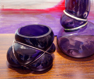 Vanessa Mitrani 'Pelote' vase, dark violet PURPLE VAMI26PEL281PUR