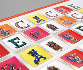 Rosenthal 'Alphabet' dish, set of seven MULTICOLOUR ROSE21VER462MUL