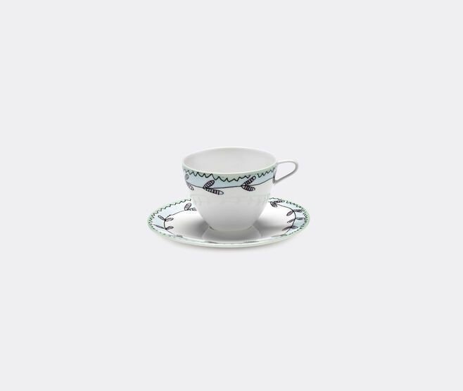 Serax 'Blossom Milk' coffee cup and saucer, set of two MULTICOLOUR SERA23COF617MUL