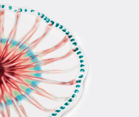 Aquazzura Casa &#39;Alegria&#39; dessert plate, set of two, coral MULTICOLOUR AQUA24ALE342RED