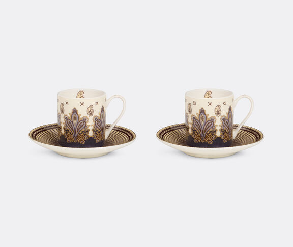 ETRO Home Interiors 'Zenith' coffee cup and saucer, set of two, white undefined ${masterID}