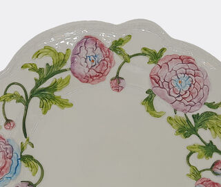 Les-Ottomans 'Ortensie' presentation plate, set of two MULTICOLOUR OTTO23ORT766MUL