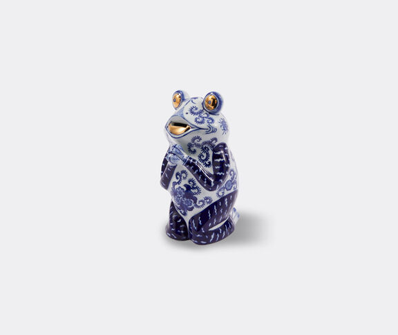 POLSPOTTEN 'Frog' piggy bank, dark blue BLUE POLS25PIG136BLU