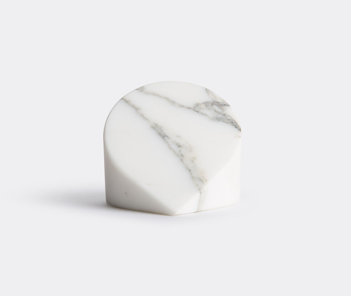 Salvatori 'paperweight B' In White Bianco Statuario Marble
