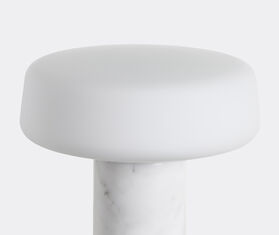 Case Furniture 'Solid Table Light', Carrara marble, small, UK plug MULTICOLOUR CAFU20SOL440WHI