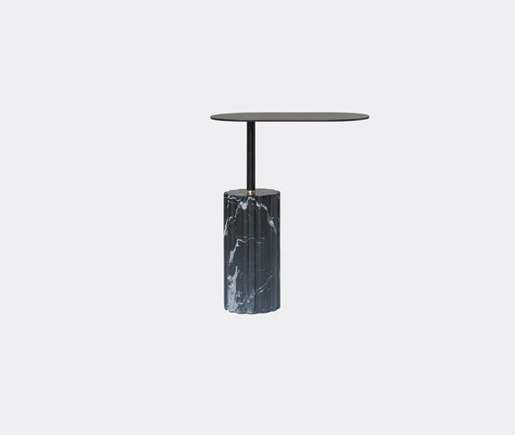 Aparentment 'Column' side table, black black APAR19COL265BLK