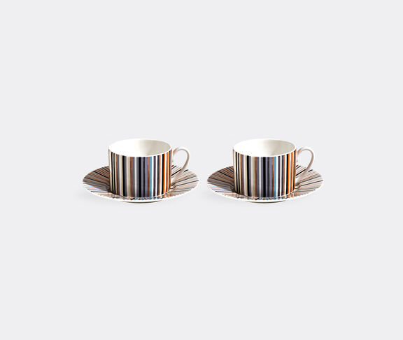 Missoni 'Stripes Jenkins' teacup and saucer, set of two, beige undefined ${masterID} 2