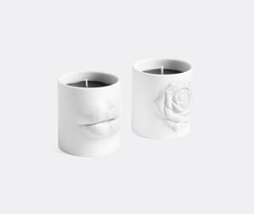 L'Objet 'Le Duo' candle set, set of two, white WHITE LOBJ26DUO796MUL