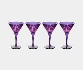 L&#39;Objet &#39;Prism&#39; martini glass, set of four, purple PURPLE LOBJ24PRI112PUR