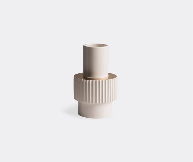 POLSPOTTEN 'Gear' vase WHITE POLS22VAS436WHI