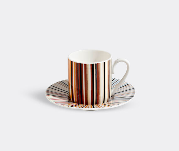 Missoni 'Stripes Jenkins' coffee cup and saucer, set of two, beige