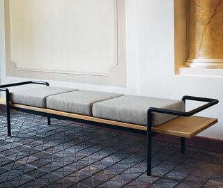 Poltrona Frau 'T904' bench MULTICOLOUR POFR20BEN239BRW