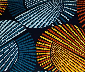 Mumutane 'Iki Eclipse' cushion MULTICOLOUR MUMU23IKI839MUL