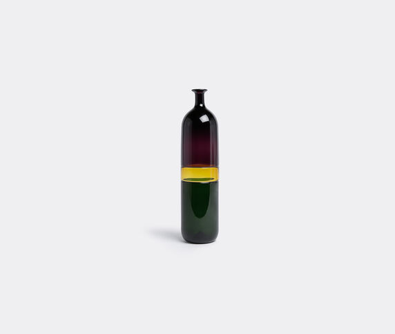 Venini 'Bolle' bottle Apple Green Yellow, Violet VENI15BOL147PUR