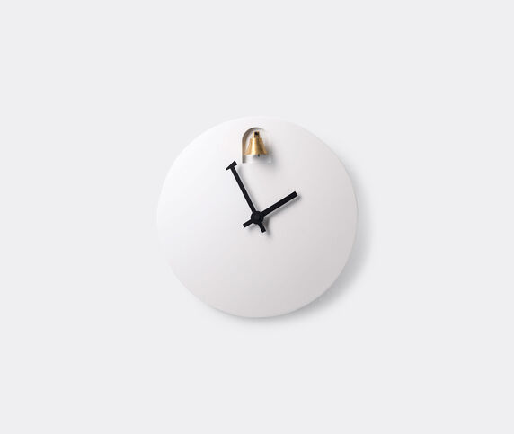 Domeniconi 'Dinn' clock, white WHITE DOME25ORO511WHI