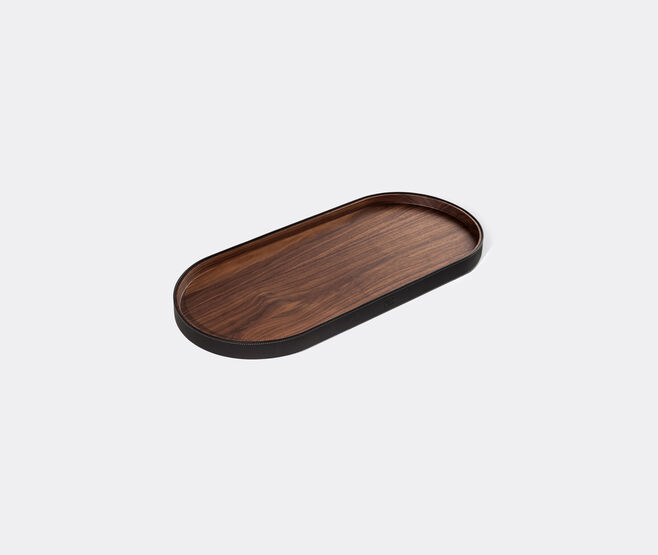 Poltrona Frau 'Zhuang' oval tray BLACK POFR20ZHU614BLK