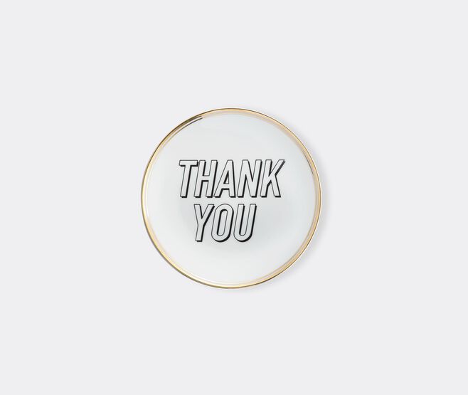 Bitossi Home 'Thank You' bread bread plate, set of six MULTICOLOUR BIHO22SET677MUL