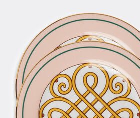 La DoubleJ 'Cortile Pink' dessert plate, set of two PINK LADJ23DES024PIN