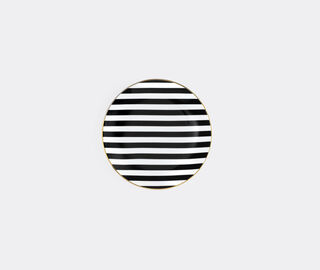 Simone Guidarelli Home 'Souvenirs De Voyage' dessert plate, black and white MULTICOLOUR SIMO26SOU747MUL