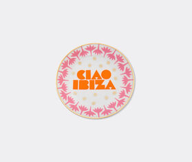 Bitossi Home 'Ciao Ibiza' plate, orange, pink and gold MULTICOLOUR BIHO26CIA999MUL