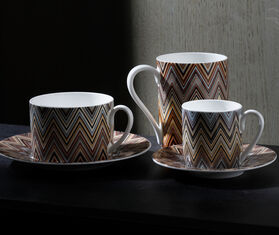 Missoni &#39;Zig Zag Jarris&#39; mug, beige MULTICOLOUR MIHO22ZIG446MUL