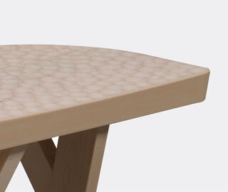 Zanat 'Touch Half Moon' stool, beige WHITE ZANA20TOU946BEI