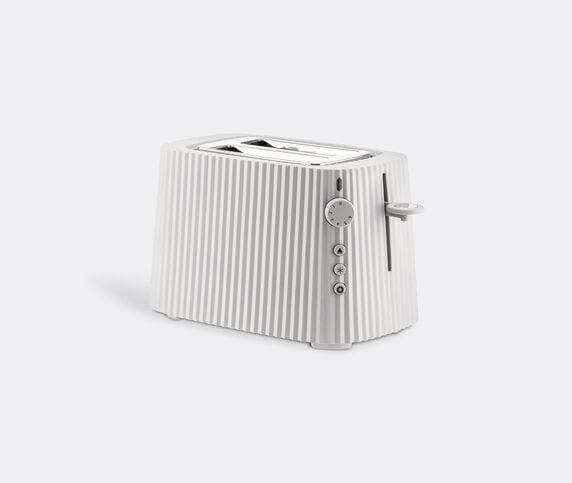 Alessi 'Plissé' toaster, white, UK plug white ALES21PLI104WHI