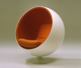 Eero Aarnio Originals &#39;Ball Chair&#39;, yellow Tonus YELLOW EEAA19BAL404YEL