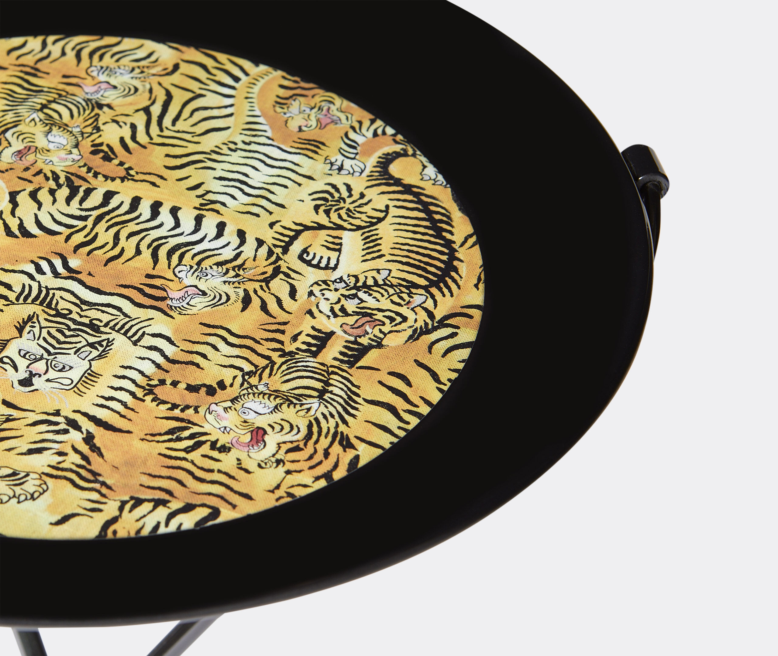 Tiger' print folding table, small by Gucci | Tables And Consoles