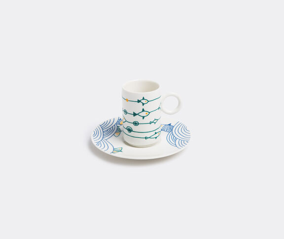 L'Abitare 'Flying fish' coffee cup and saucer undefined ${masterID}